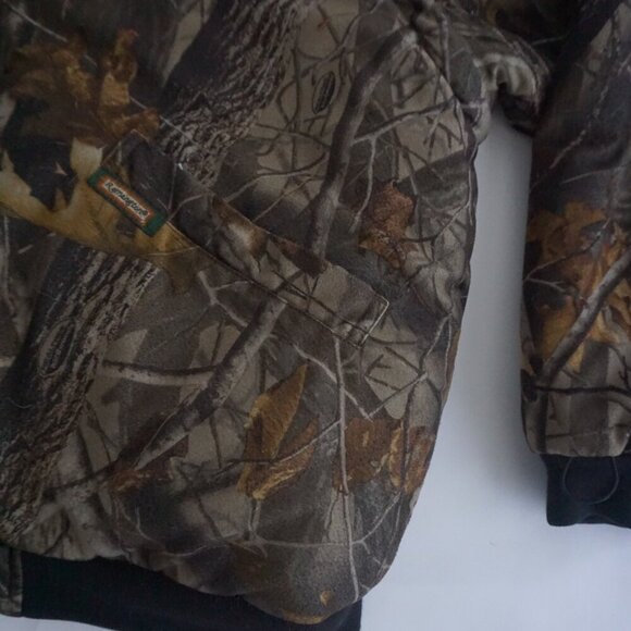 Remington Realtree Hardwoods Forest Camo Hunting Outdoors Puffer Jacket M - Picture 6 of 11